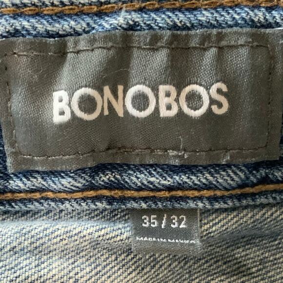 Bonobos Jeans Mens 35x32 Straight Leg Stretch Mid Wash Casual Streetwear Denim - Picture 8 of 10